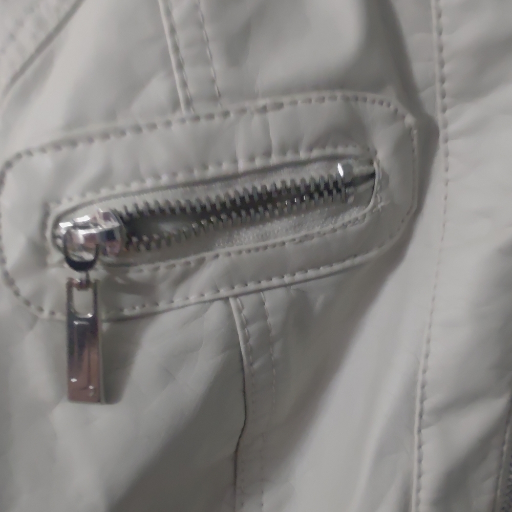 Faux Leather Light Weight Jacket - image 2